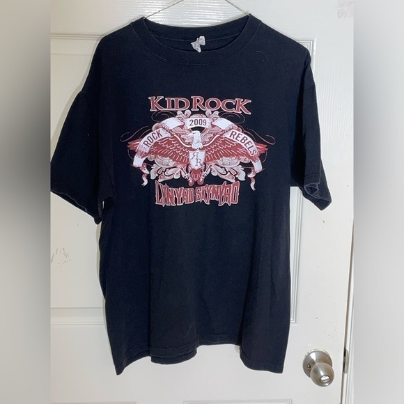 Kid Rock - Rock Rebels 2009 With Lynyrd Skynyrd.  Black Shirt. L. Anvil .‌‌‌‌‌ - Picture 9 of 12